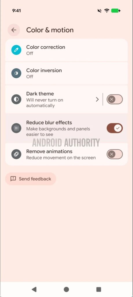 Reduce-blur-effects-toggle-in-Android-16-QPR2-Beta-2