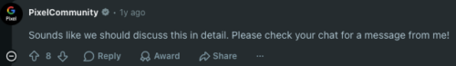 Pixel support