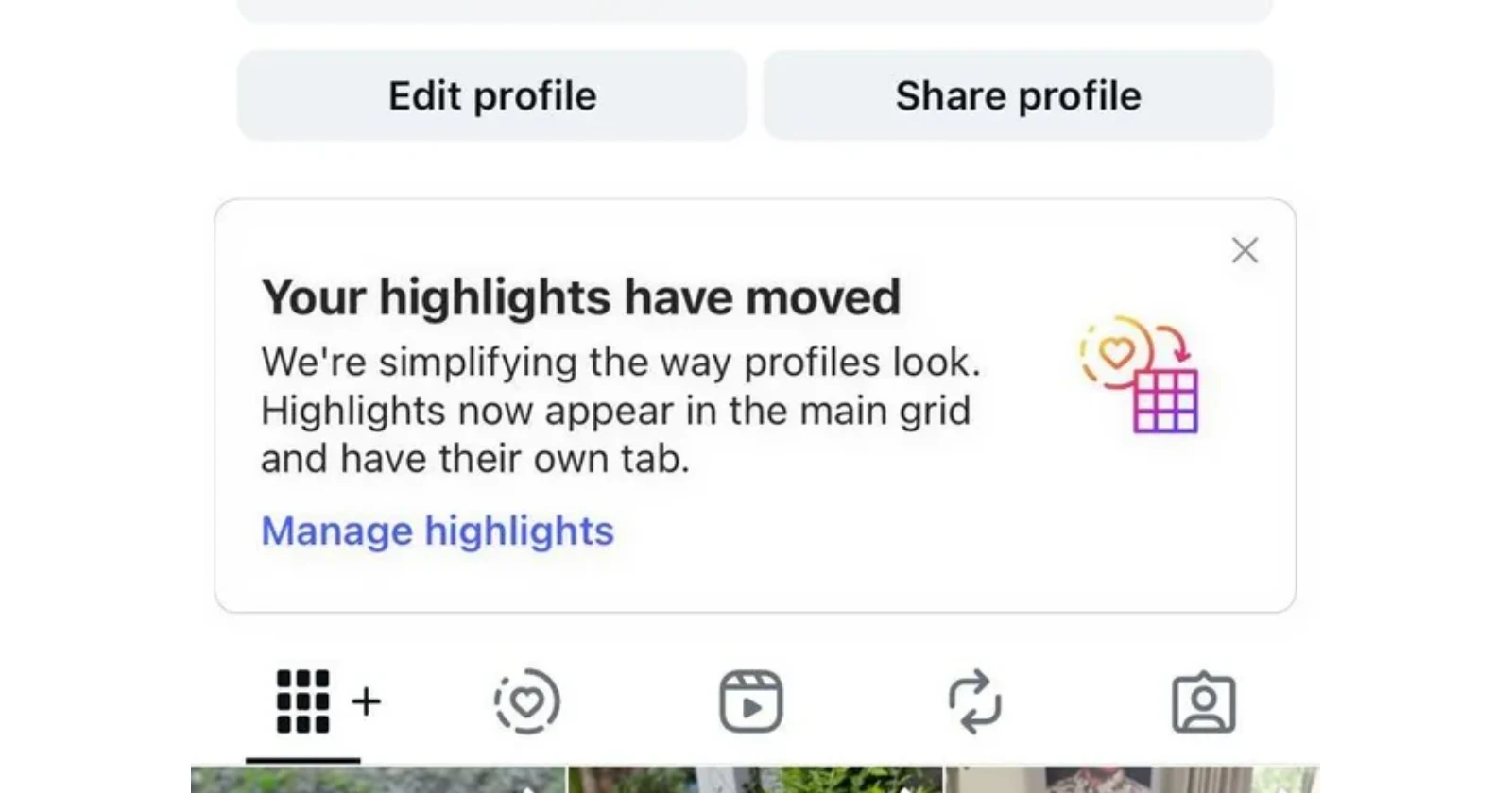 Instagram shifts Highlights into the main grid and users are not happy
