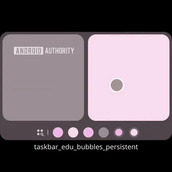 Animation-of-launching-an-Android-app-in-a-bubble-from-the-taskbar