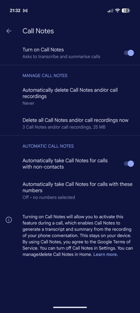 Google-Pixel-call-notes-UK