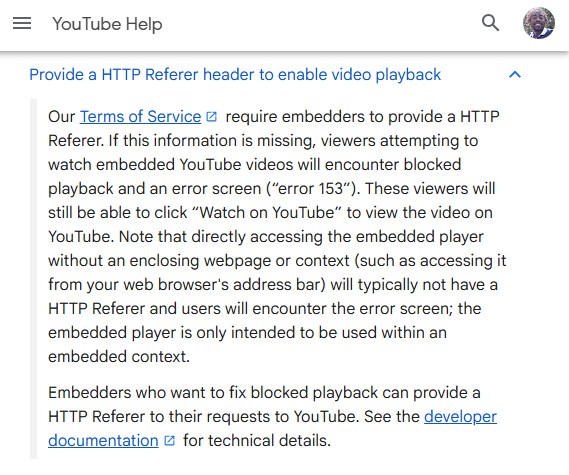 YouTube-embeds-HTTP-referer