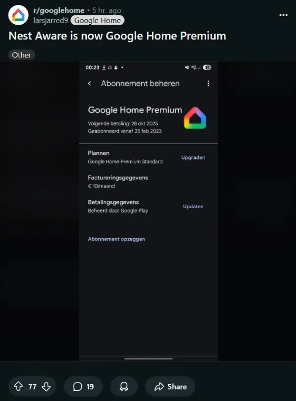 google-home-premium-pricing-report