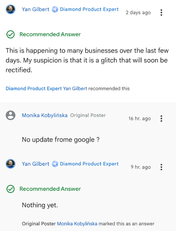 google-my-business-reviews-missing-product-expert-response