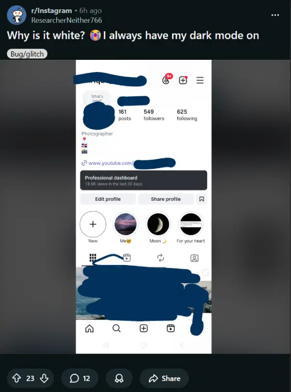 instagram-dark-light-mode-bug