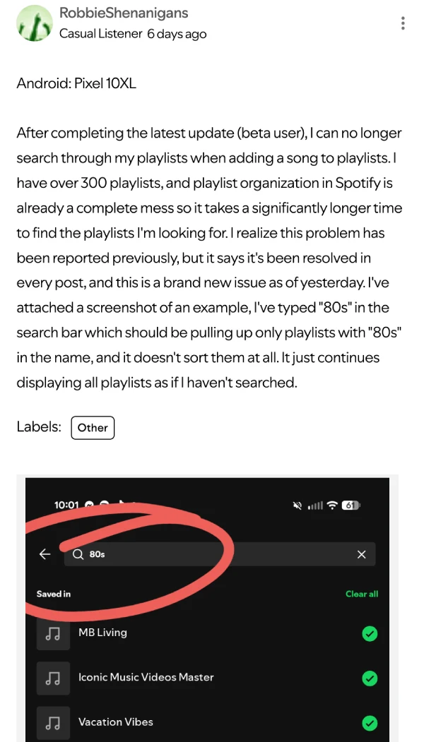 spotify-search-bugged