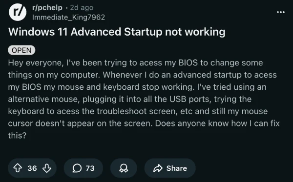 windows-11-advanced-startup-keyboard-mouse-bug-report
