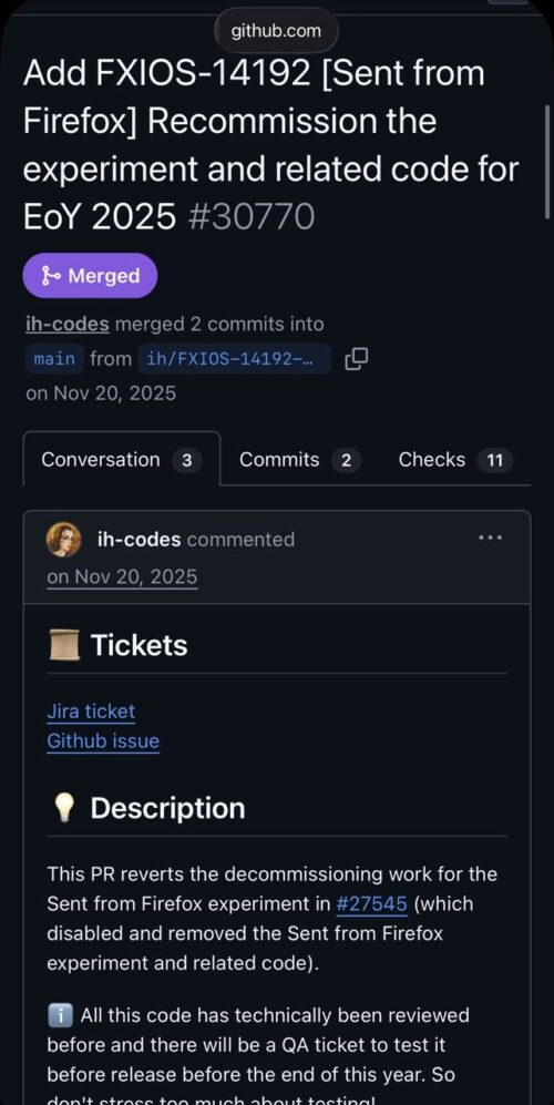 Sent from Firefox Github