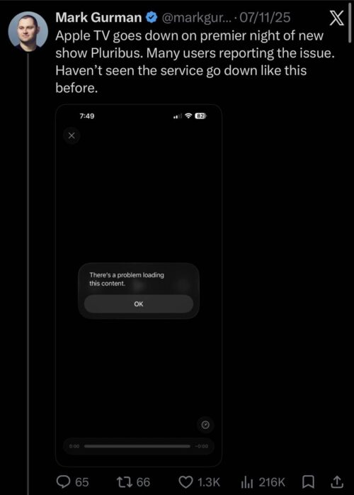 Apple TV down