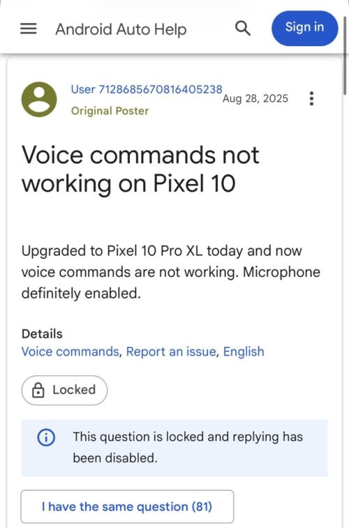 Assistant not responding to microphone permissions