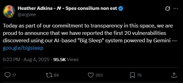 Google-Big-Sleep-20-vulnerabilities