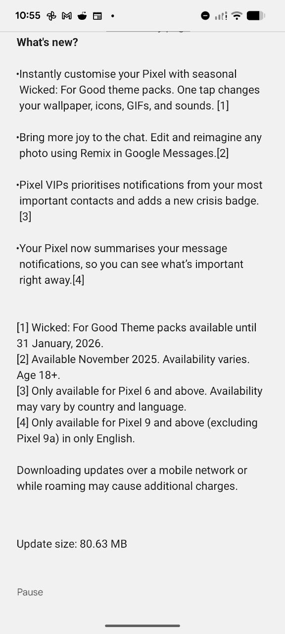 November 2025 Pixel Drop & security update bring new AI features, bug ...