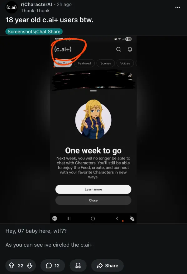 character-ai-plus-age-verification-missing-warning