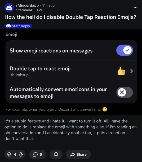 double-tap-to-react-discord-complaint