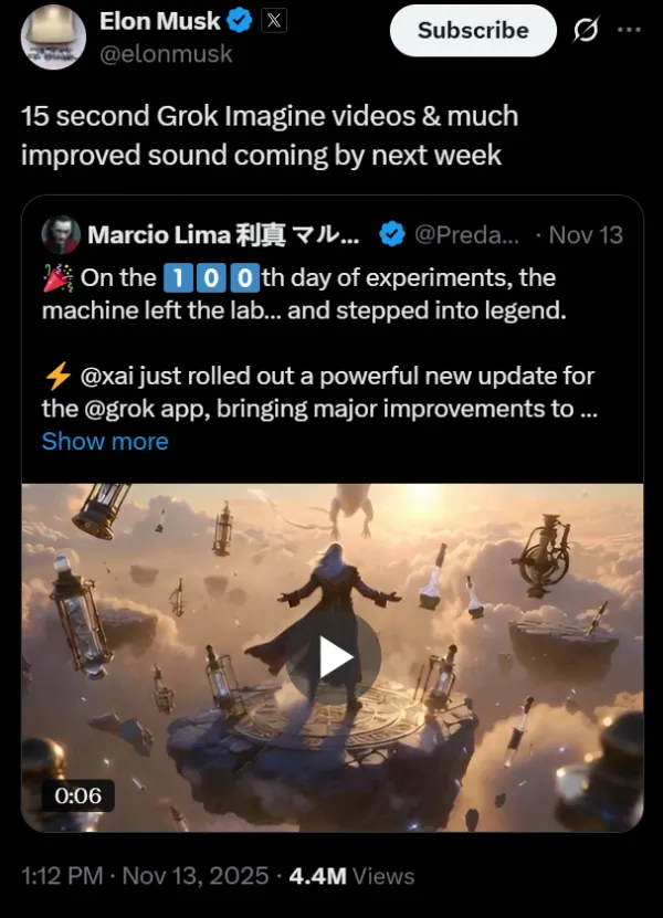 elon-musk-15-second-grok-imagine-videos