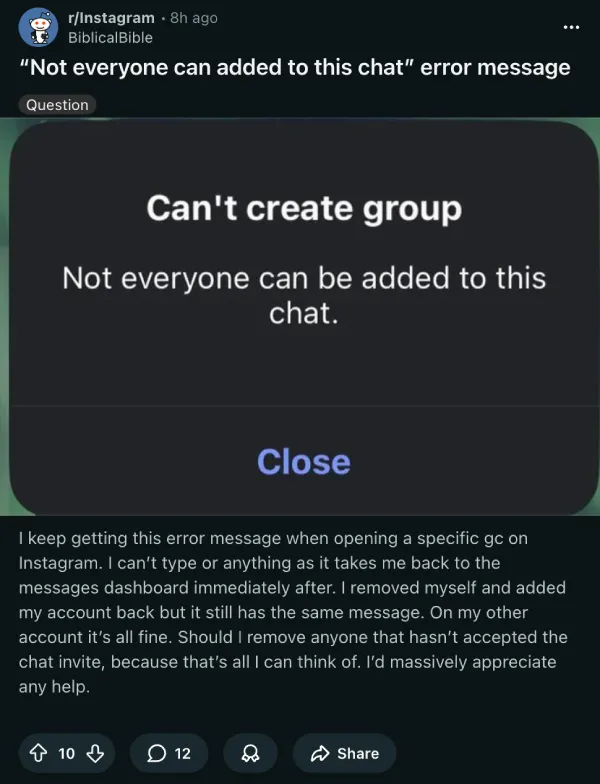 instagram-cant-create-group-error