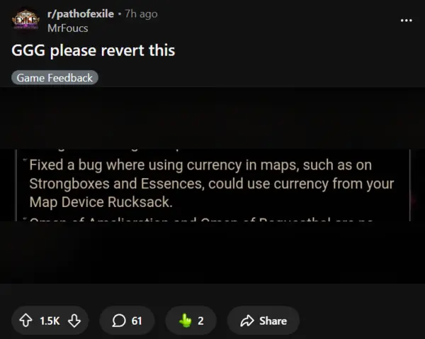 path-of-exile-map-device-rucksack-bug-fix-response