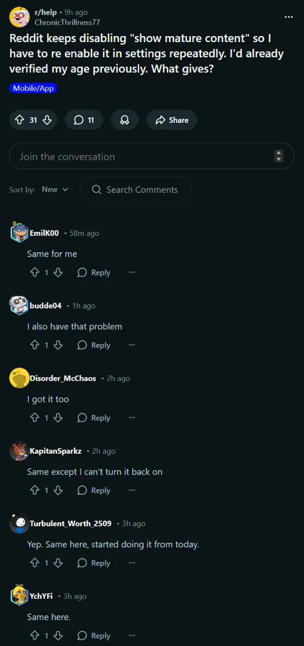 reddit-show-mature-content-setting-resetting-complaint