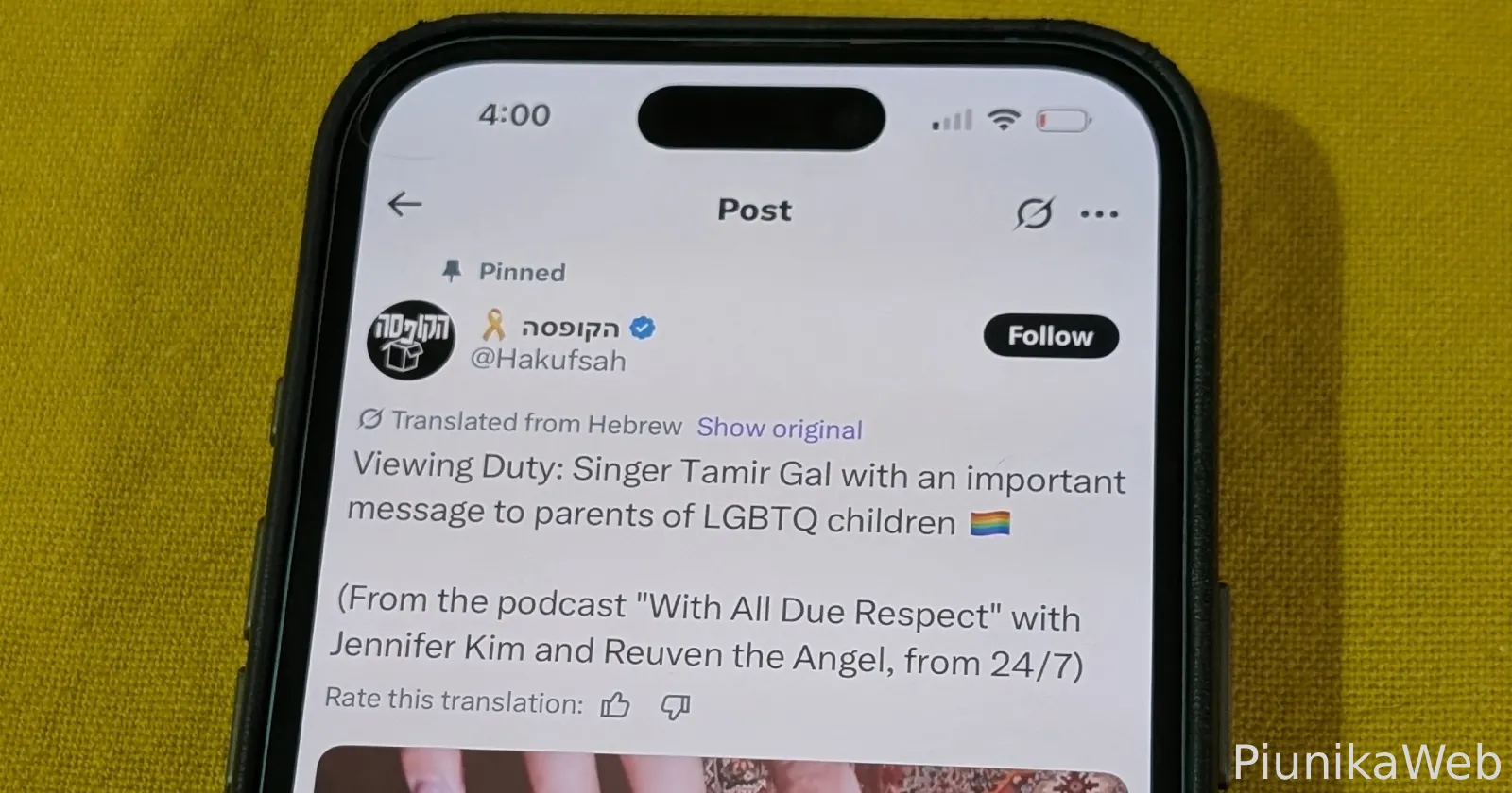 No, X has not disabled Hebrew translation for posts on its platform - here's what we know