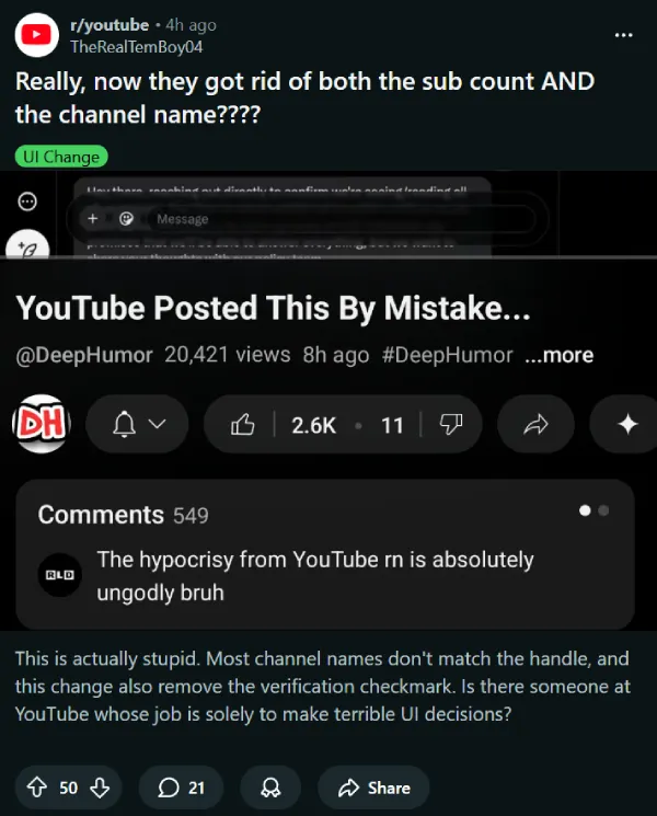 youtube-new-ui-test-report-reddit