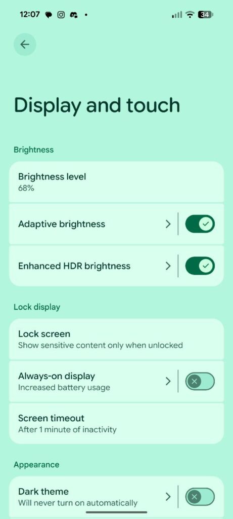 Google-Pixel-December-build-with-enhanced-hdr-brightness-toggle
