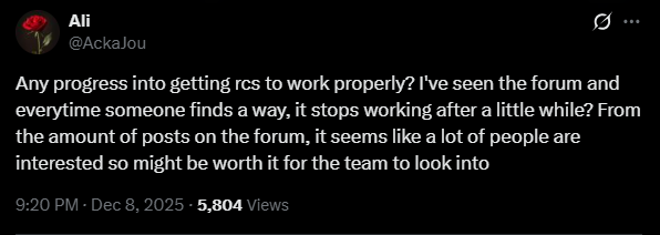 GrapheneOS-RCS-support