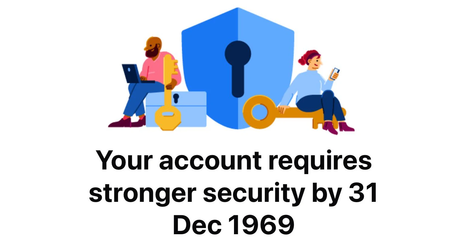“Back to the future” moment: Facebook security alert sets deadline to Dec 31, 1969