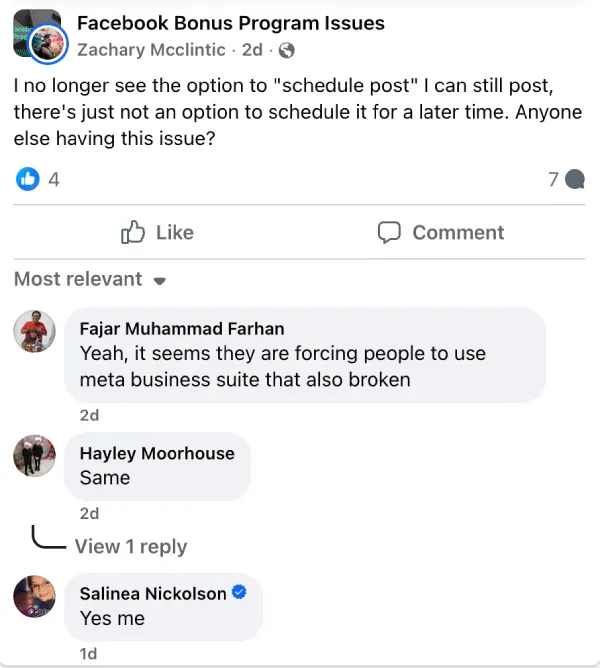facebook-schedule-post-missing-complaint