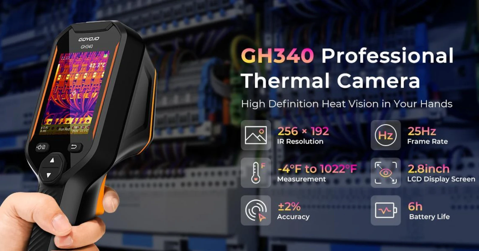 GOYOJO GH340 Thermal Imager launch: dual-spectrum fusion, pro-level specs at a breakthrough price