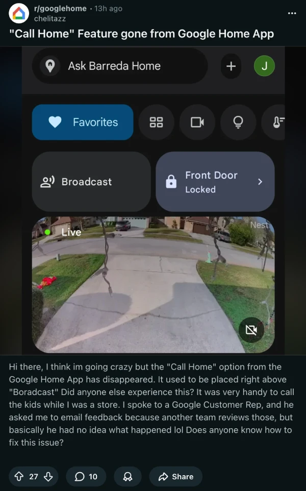 google-home-call-home-button-removed-complaint