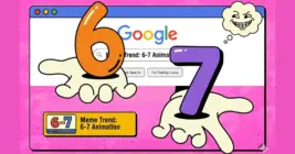 Google hops on to the 6-7 (six seven) meme trend with Search page animation