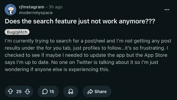 instagram-search-broken-not-showing-posts-complaint