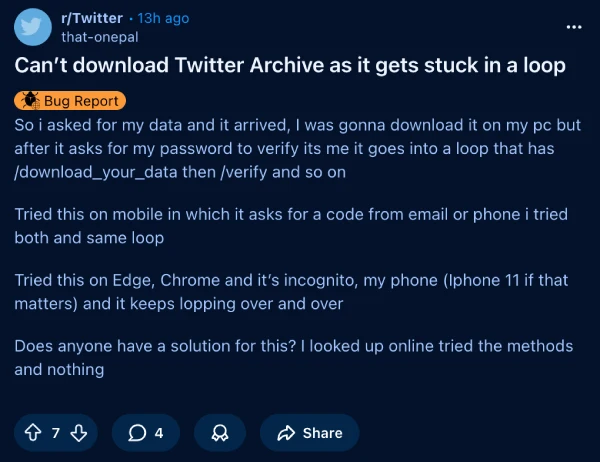 twitter-archive-download-not-working-complaint