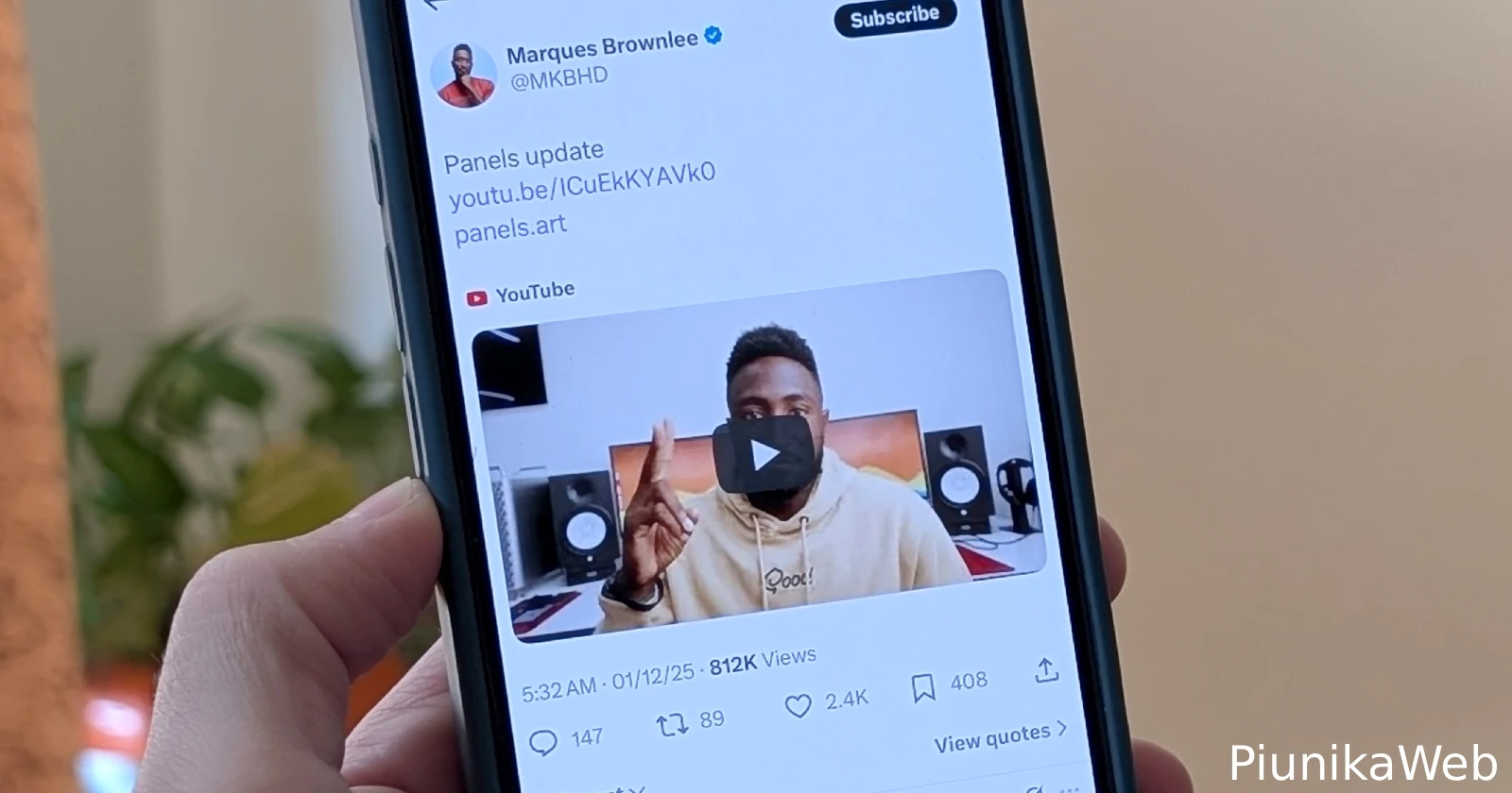 X now lets you play YouTube videos without leaving the app