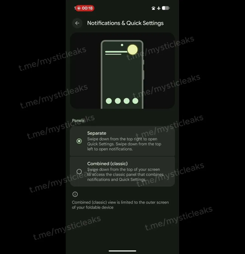 Android 17 leak reveals optional ‘Dual Shade’ for Pixels, separate ...