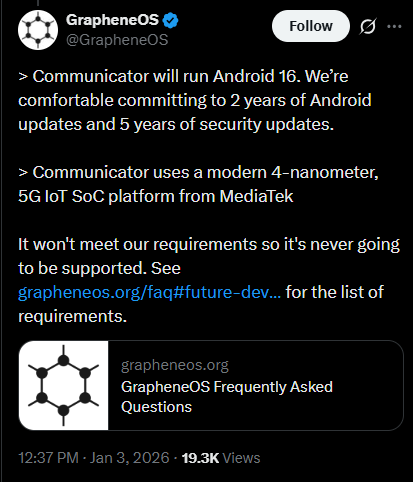 Clicks-Communicator-GrapheneOS-support
