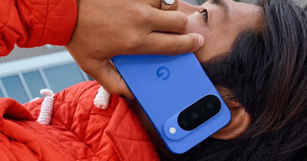 Google-Pixel-10-on-ear-call