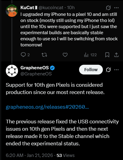 GrapheneOS-Pixel-10-stable-build