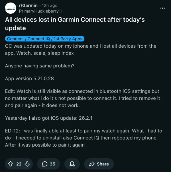 garmin-connect-devices-missing-complaint