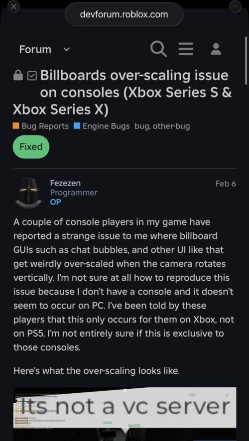Roblox bubble chat