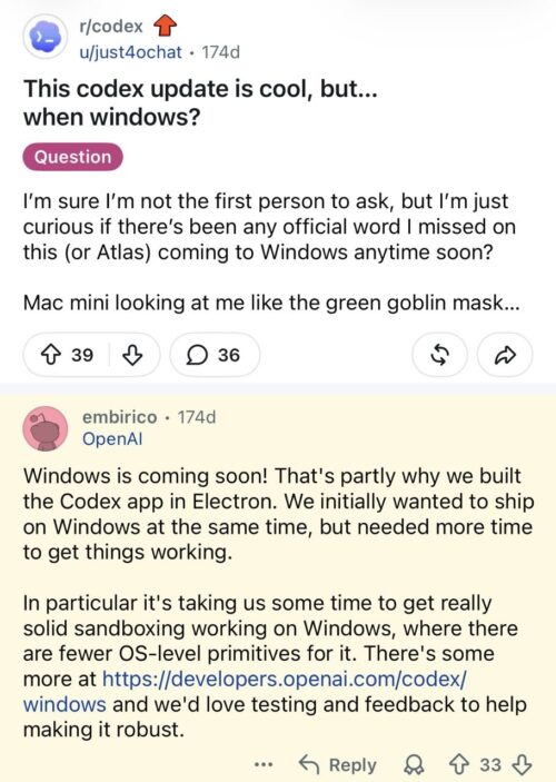 Codex Windows
