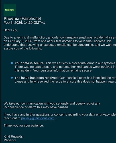 Fairphone-emails-issue-fixed