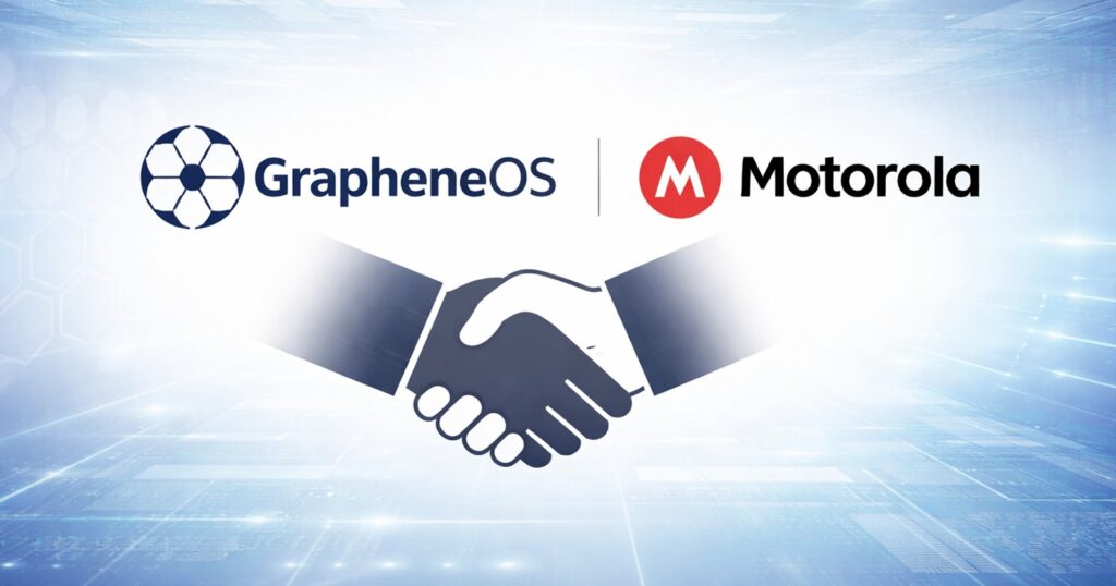 Asociación filtrada entre GrapheneOS y Motorola
