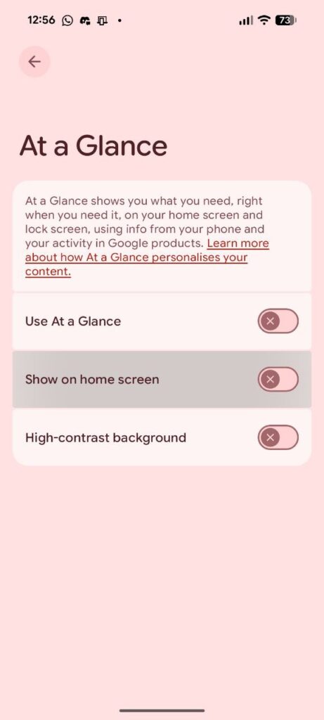 Pixel-at-a-glance-widget-remove-from-home-screen