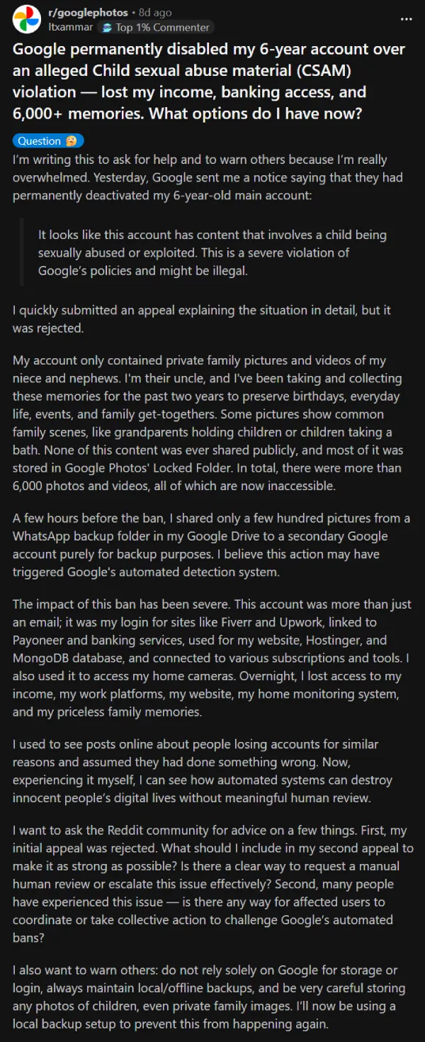 google-photos-csam-false-flag-complaint