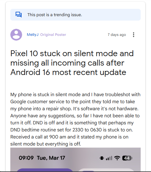 Bugs de vibración en Pixel