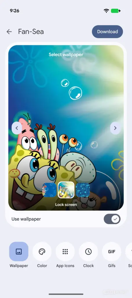Spongebob-Pixel-Theme-Fan-Sea-1