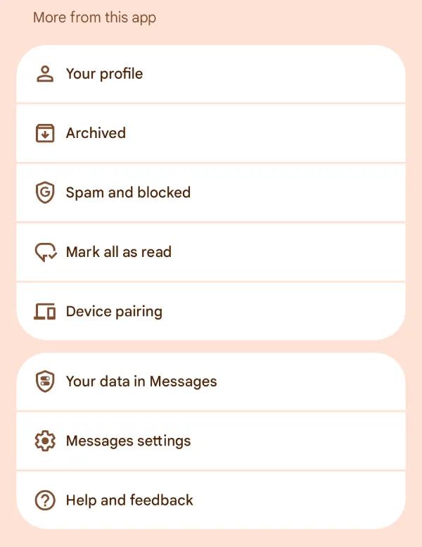 google-messages-no-trash-folder