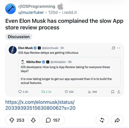 ios app review delay