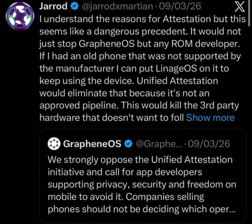 GrapheneOS attestation